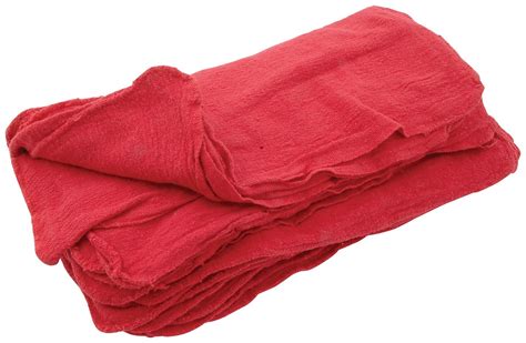 2500 Industrial Shop Rags Cleaning Towels Red Large 14 Amp Quot X14 Amp Quot Bulk