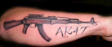30 Ak 47 Tattoos With Meanings And Their Exploding Popularity Tattooswin