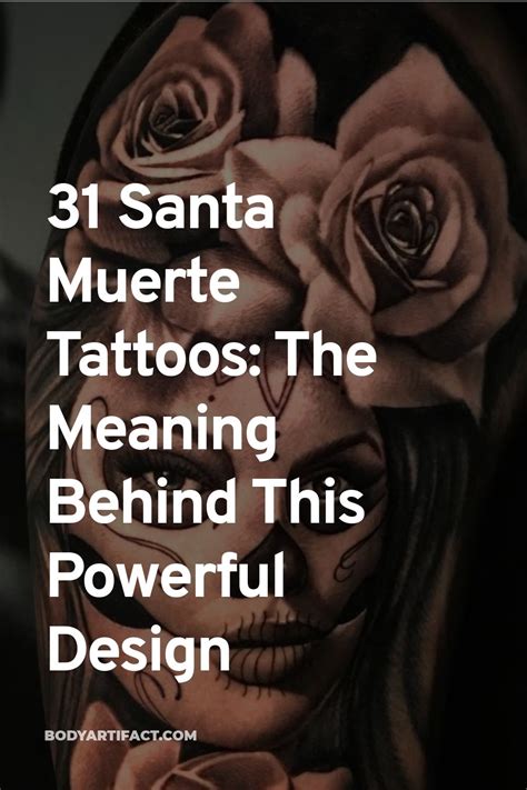 31 Santa Muerte Tattoos The Meaning Behind This Powerful Design Body