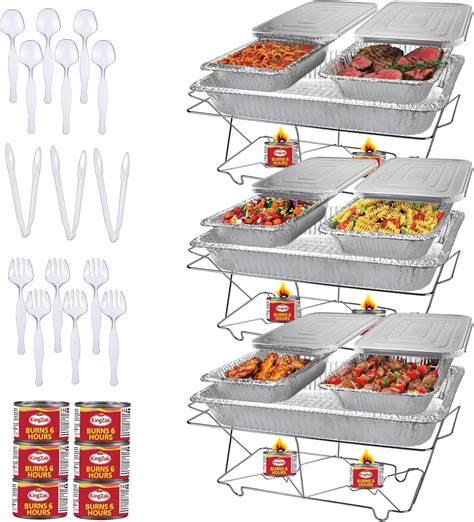 36 Pc Disposable Chafing Dish Buffet Set