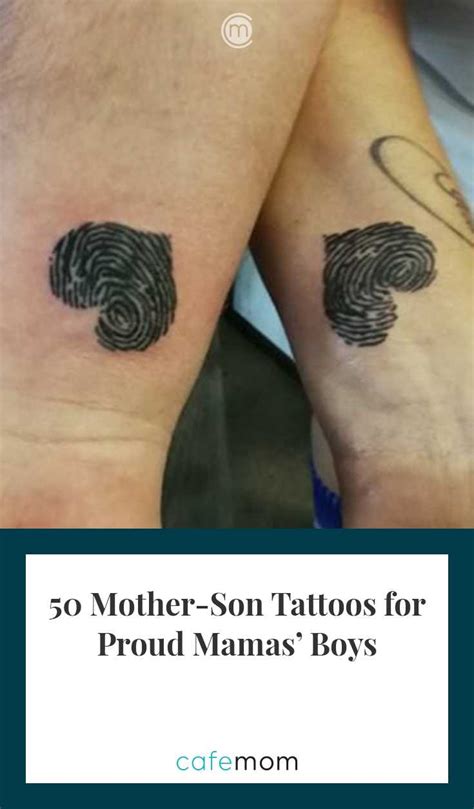 50 Mother Son Tattoos For Proud Mamas Amp 39 Boys Cafemom Com