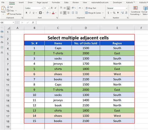 7 Best Ways To Select Multiple Cells In Excel How To Excel