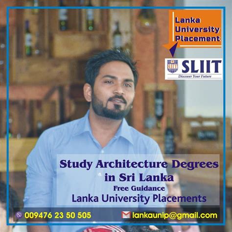 After A Level Study For The Architecture Degree Program Sliit Sri