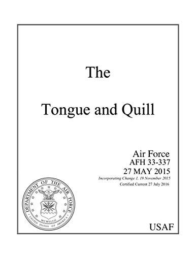 Air Force Handbook Afh 33 337 The Tongue And Quill