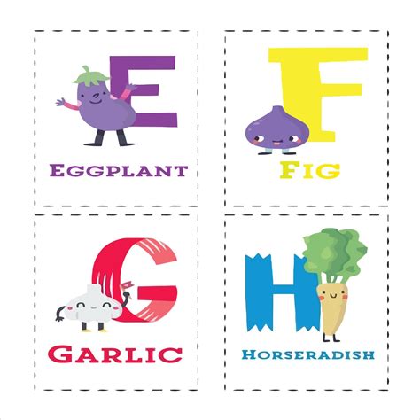 Alphabet Coloring Page With Vector Illustration A B C D E F G H I J K L