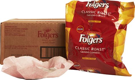 Amazon Com Folgers Classic Roast Filter Packs Premeasured Ground