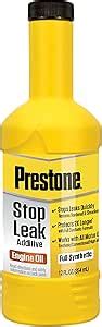 Amazon Com Prestone Stop Leak Additive Engine Oil 12 Oz Bottle Automotive