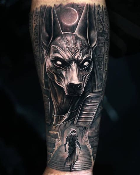 Anubis Amp Horus Tattoo Egyptian Egipcio