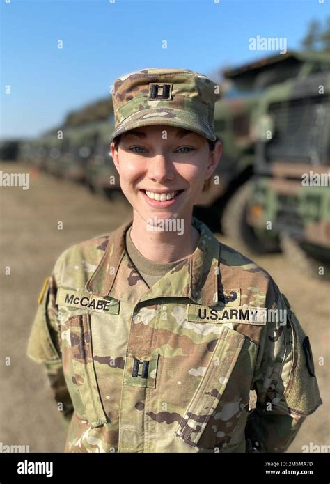 Army Cpt Julie Mccabe Is The Operations Officer At Zutendaal Army