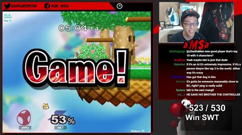 B Amp T Fox Vs Amsa Slippi Ranked Ssbm Youtube