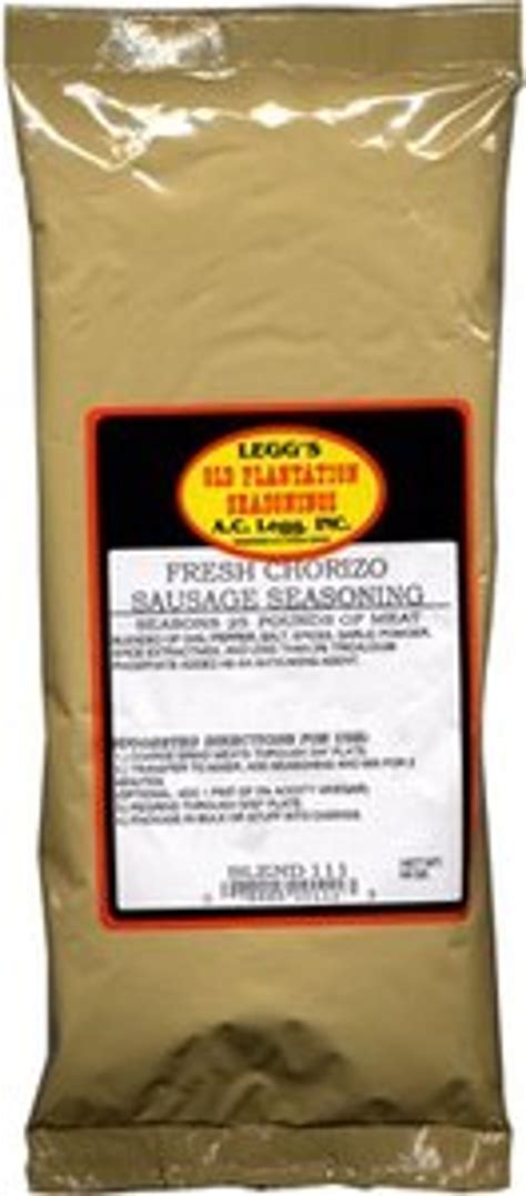 Blend 111 Legg Amp 39 S Old Plantation Chorizo Seasoning Butcher Supply