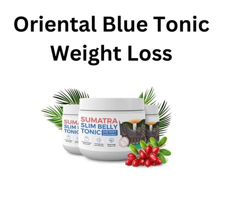 Blue Tonic For Weight Loss