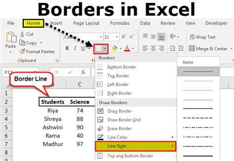 Borders In Excel How To Add And Apply Borders In Excel