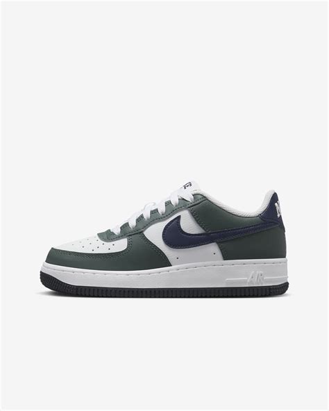 Buy Nike Air Force 1 Older Kids Shoes Vintage Green White Obsidian Nike Saudi