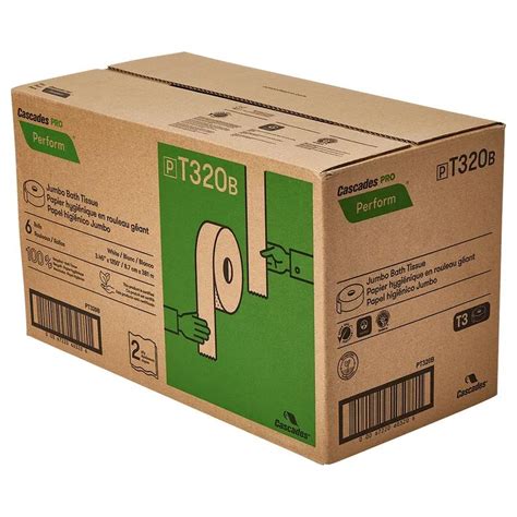 Cascades Pro Perform Toilet Paper Amp Tissue Roll Tandem 3 4In X1250ft