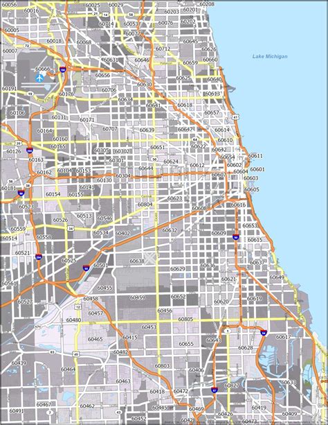 Chicago Zip Code Map Gis Geography
