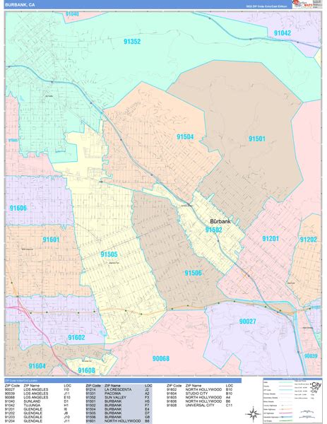 City Of Burbank Zip Codes