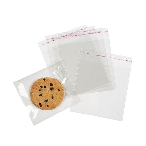 Clear Plastic Cookie Bags