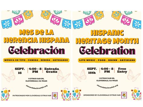 Cloverdale Citrus Fair Event To Celebrate Hispanic Heritage Month