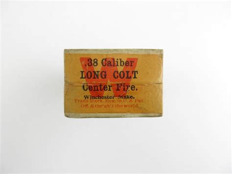 Collectible Winchester 38 Long Colt Ammo Switzer Amp 39 S Auction