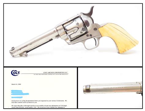 Colt Saa Serial Number 1 Celebjawer