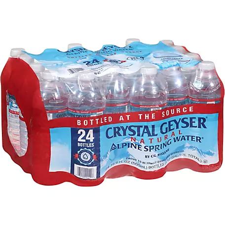 Crystal Geyser Spring Water Case Deposit 24 Ct At Tractor Supply Co