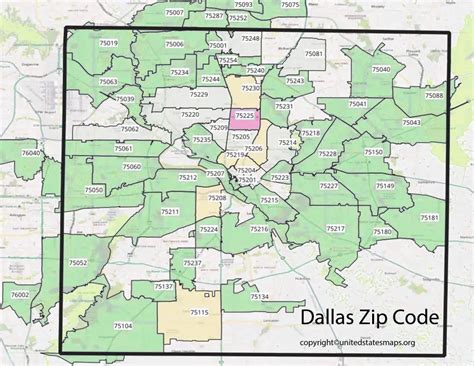 Dallas Tx Zip Code Map At Sara Gardner Blog