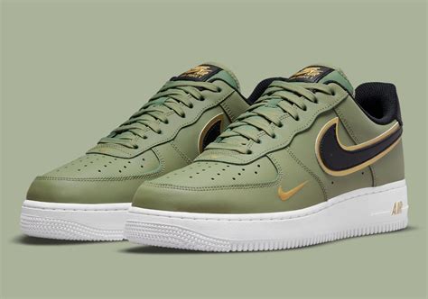 Dark Green High Top Air Force Ones Olive Green Mid Olive Green Air Force 1S Medium