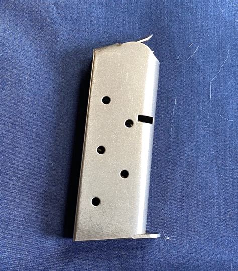 Detonics Combat Master 45 Acp Factory 6 Round Stainless Magazine Oem