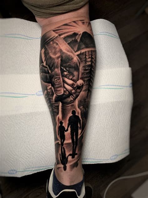 Father Son Tattoo By Our Guest Artist Hristo Tattoo Ideen M Nner Arm