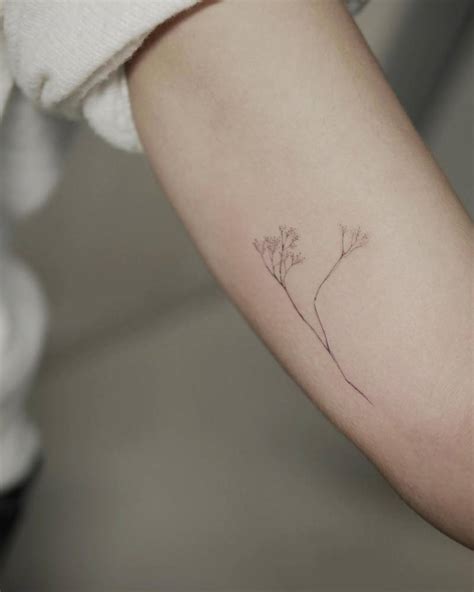 Fine Line Thunderbird Tattoo Located On The Inner Arm