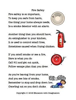 Fire Safety Rhyme Bundle