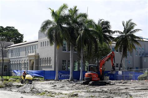 First Look At Renovation Of Old Boynton Beach High School Photos Sun Sentinel