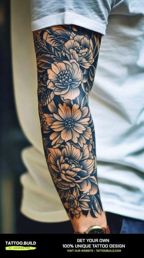 Floral Tattoos For Guys