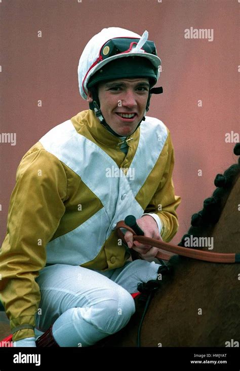 Frankie Dettori Jockey 21 April 1993 Stock Photo Alamy