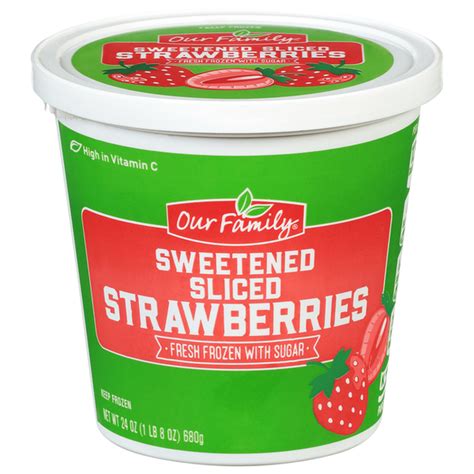 Frozen Sweetened Strawberries