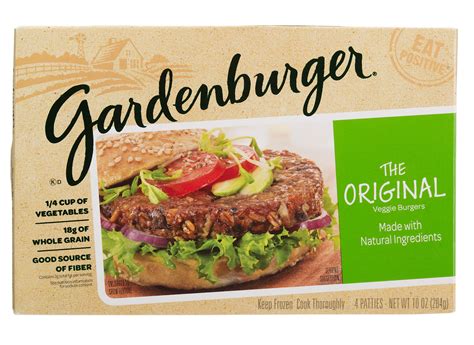 Gardenburger The Original Veggie Burger Review Consumer Reports