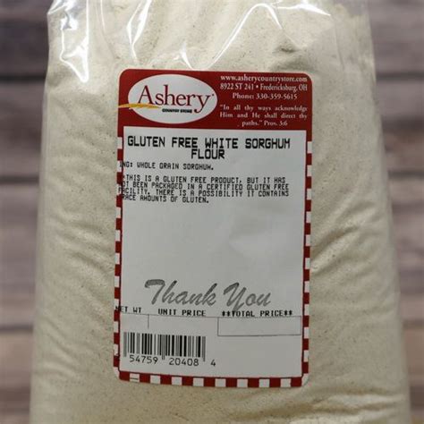 Gluten Free White Sorghum Flour Ashery Country Store