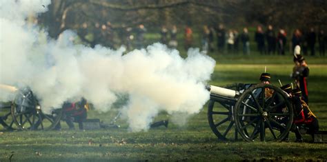 Gun Salutes The Royal Family