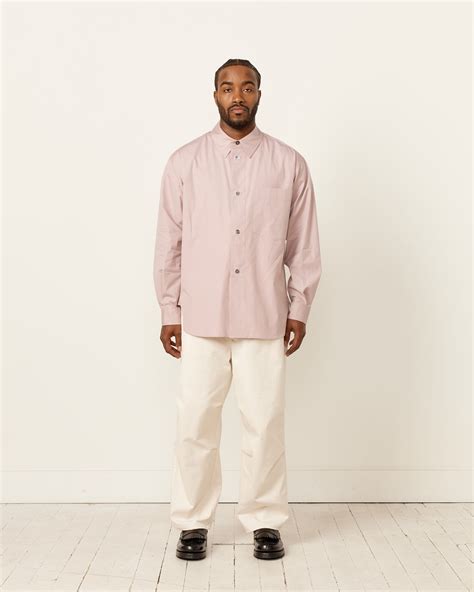 Half Placket Shirt In Dusty Pink Mohawk General Store
