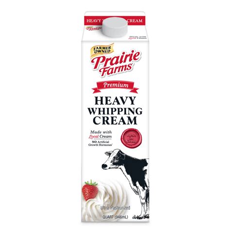 Heavy Whipping Cream, 36% - Prairie Farms Dairy, Inc.