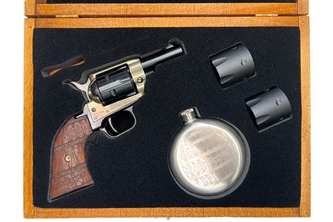 Heritage Barkeep 22 Lr Revolver Bootlegger Box Set With Custom Wood