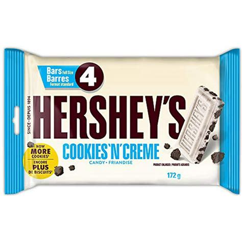 Hershey Amp 39 S Chocolate Bars Cookies Amp 39 N Amp 39 Creme 4Ct 172G 6 1Oz