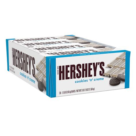 Hershey Amp 39 S Cookies Amp Cream Bar 1 55Oz Grandpa Joe Amp 39 S Candy Shop
