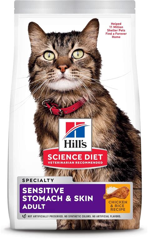 Hill Amp 39 S Science Diet Adult Sensitive Stomach Amp Skin Dry Cat Food Buy