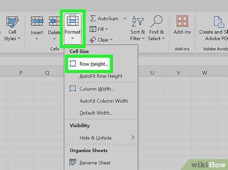 How To Adjust Cell Size In Excel Resizing Merging More