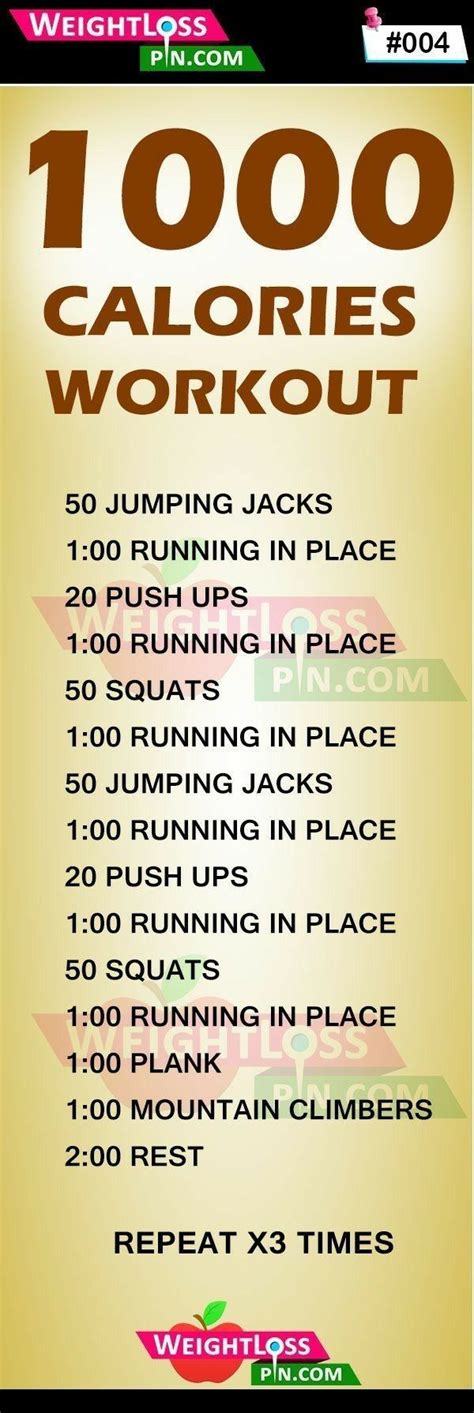 How To Burn 1000 Calories A Day
