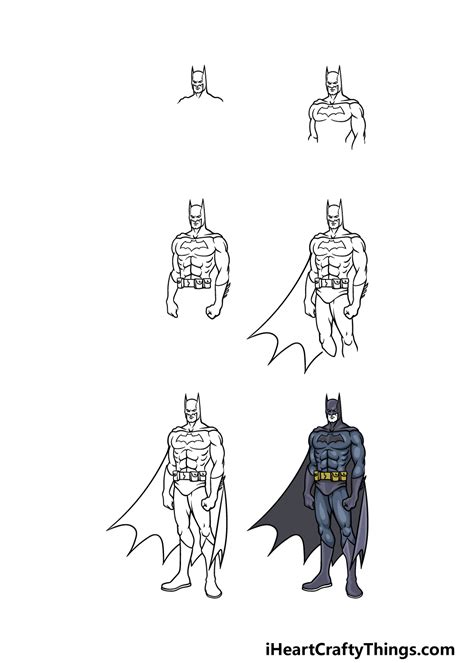 How To Draw Batman 6 Steps Instructables