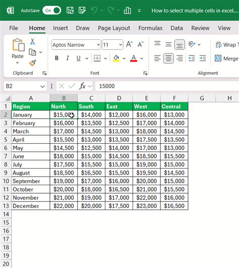 How To Select Multiple Cells In Excel For Mac Paseeqatar