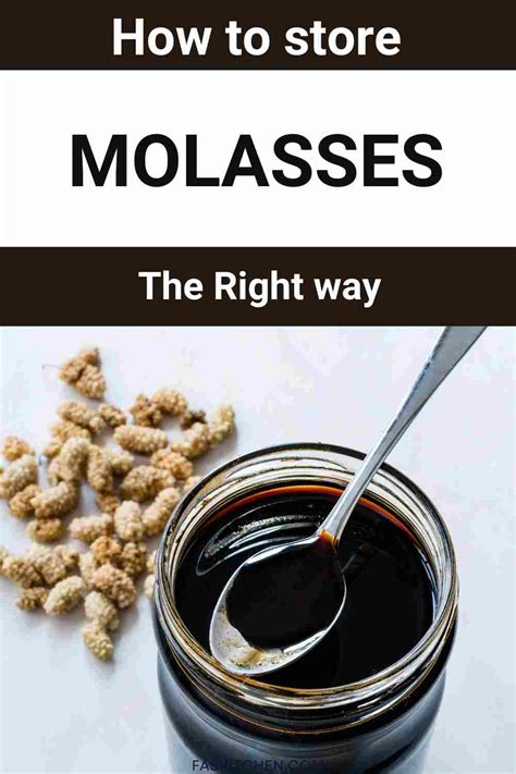 How To Store Molasses